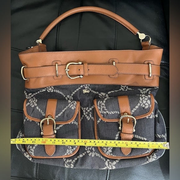 BURBERRY ⚓️ 🚢 Nautical Knot Denim Bag and Wallet - Picture 11 of 14